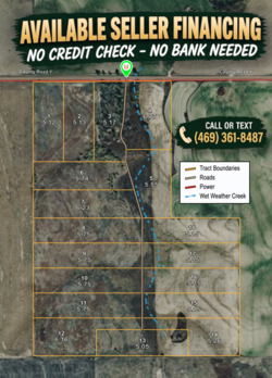 tract layout map for Crandalls Corner Tract 12, 6.16 acres for sale in Graham County, Kansas